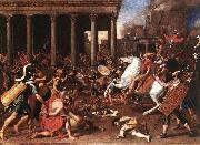 POUSSIN, Nicolas The Destruction of the Temple at Jerusalem afg oil painting reproduction